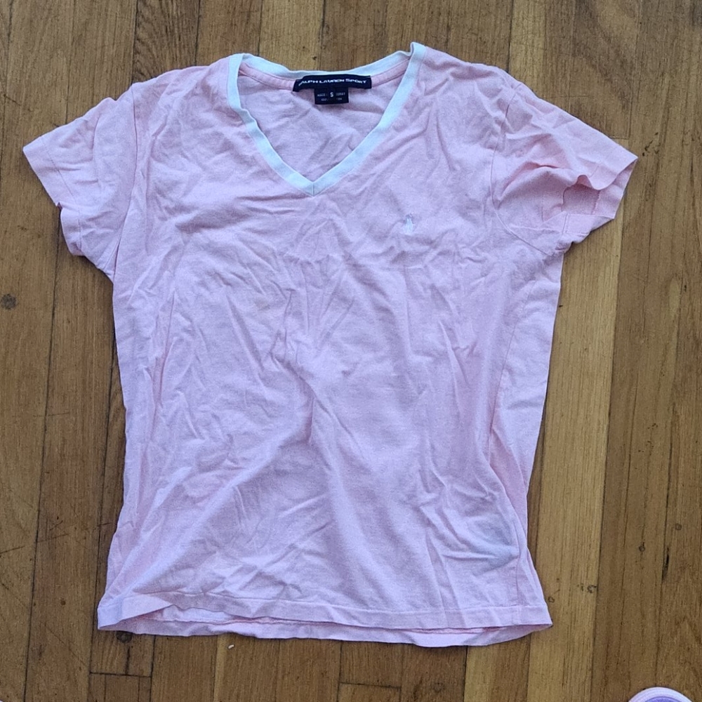 Rauph Lauren Sport V neck T shirt